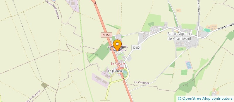 localisation de l'entreprise QUINTESSENCE  LE CASTELET