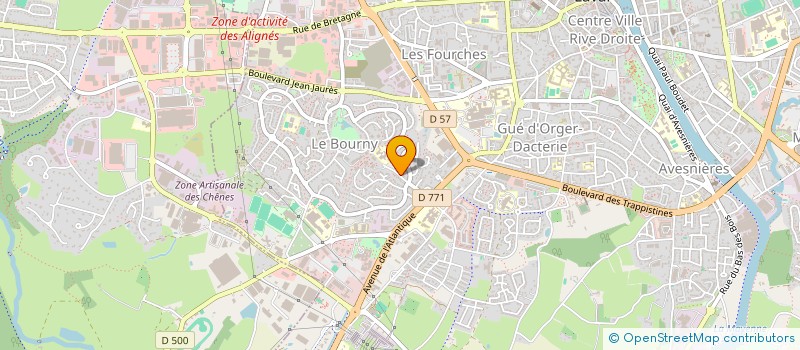 localisation de l'entreprise QUINTESSENCE  LAVAL