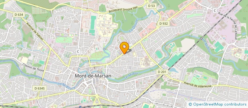 localisation de l'entreprise QUINTESSENCE HOLDING  MONT-DE-MARSAN