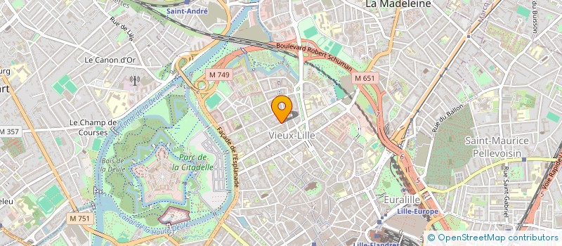 localisation de l'entreprise QUINTESSENCE IMMO à LILLE
