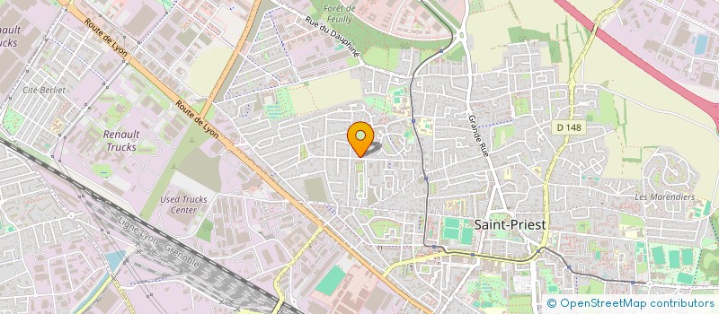 localisation de l'entreprise QUINTESSENCE  LA VOIE DU COEUR  SAINT-PRIEST