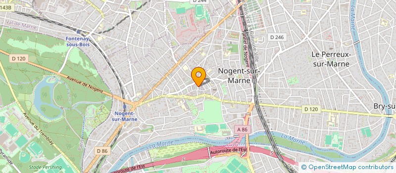 localisation de l'entreprise QUINTESSENCE SARL à NOGENT-SUR-MARNE
