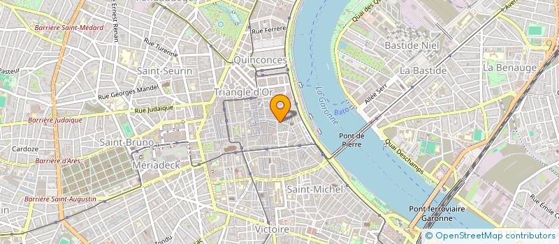 localisation de l'entreprise QUINTESSENS à BORDEAUX