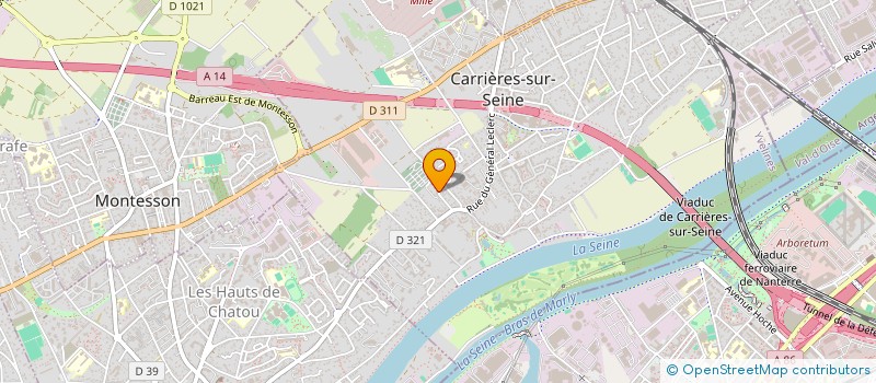 localisation de l'entreprise QUINTESSIA à CARRIERES-SUR-SEINE