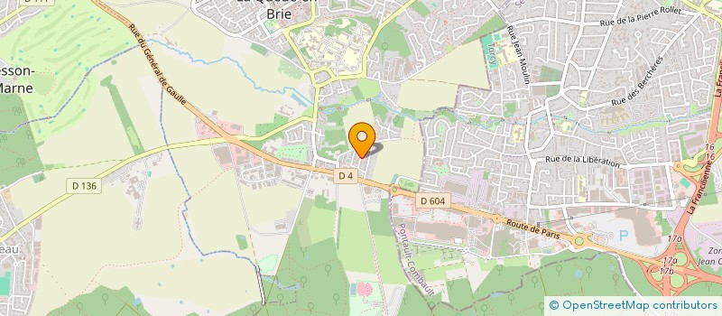 localisation de l'entreprise QUINTESSIA  LA QUEUE-EN-BRIE