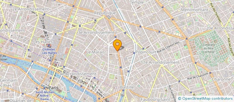 localisation de l'entreprise QUINTET  PARIS