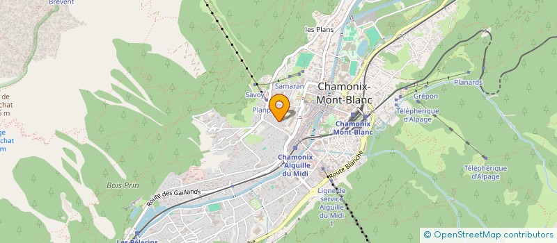 localisation de l'entreprise QUINTET INVESTISSEMENTS à CHAMONIX-MONT-BLANC