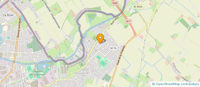 localisation de l'entreprise QUINTETTE A QUATRE  HOUPLINES