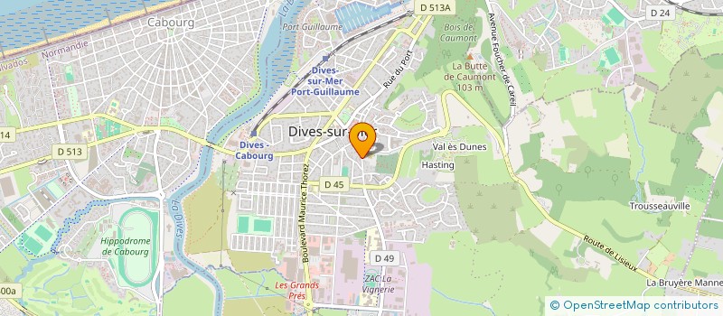 localisation de l'entreprise QUINTETTE GRENADE  DIVES-SUR-MER