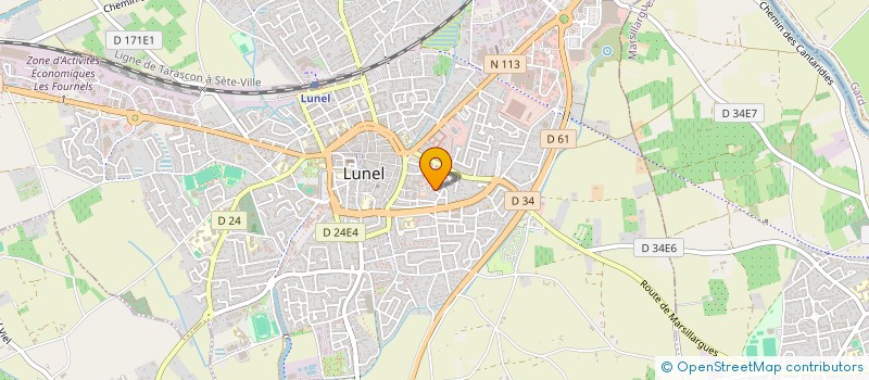 localisation de l'entreprise QUINTETTE VENTS D ANGES à LUNEL