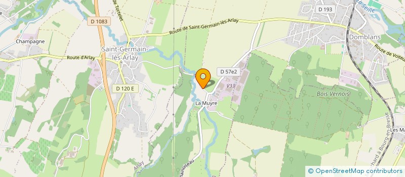 localisation de l'entreprise QUINTIGNY  DOMBLANS