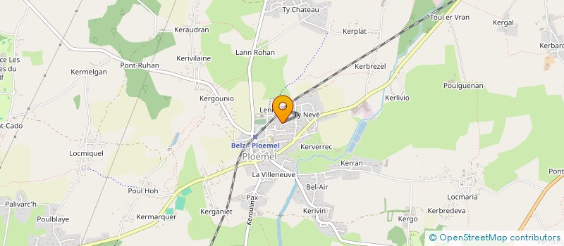 localisation de l'entreprise QUINTIN BAT  PLOEMEL