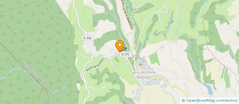 localisation de l'entreprise QUINTIN CERTIFICATIONS  SAINT ANTOINE L'ABBAYE