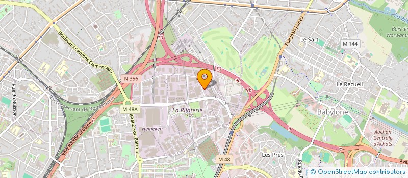 localisation de l'entreprise QUINTIN II  WASQUEHAL