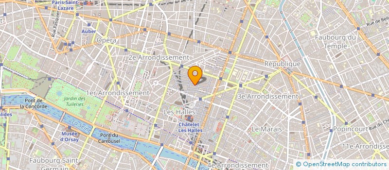 localisation de l'entreprise QUINTO BARDAGE à PARIS
