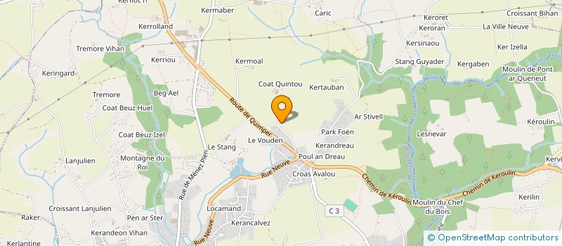 localisation de l'entreprise QUINTOU ENERGY  LA FORET-FOUESNANT