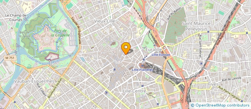 localisation de l'entreprise QUINTUOR à LILLE