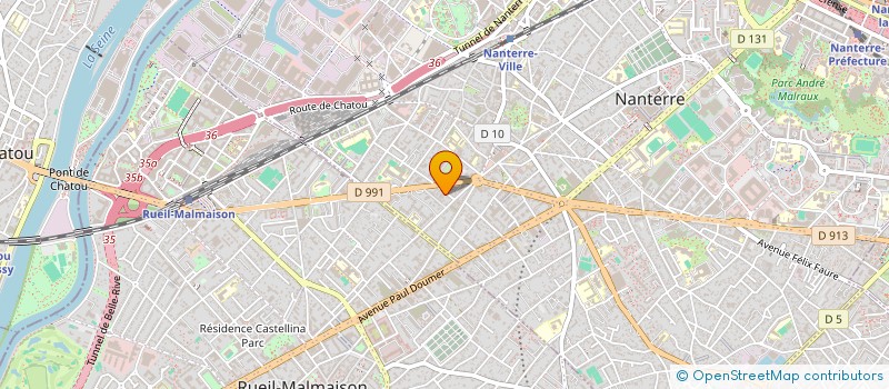 localisation de l'entreprise QUINTUS  NANTERRE