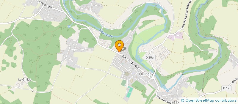 localisation de l'entreprise QUINTUS  QUINCAY