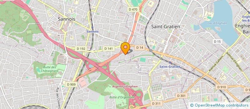 localisation de l'entreprise QUINVEST  SANNOIS