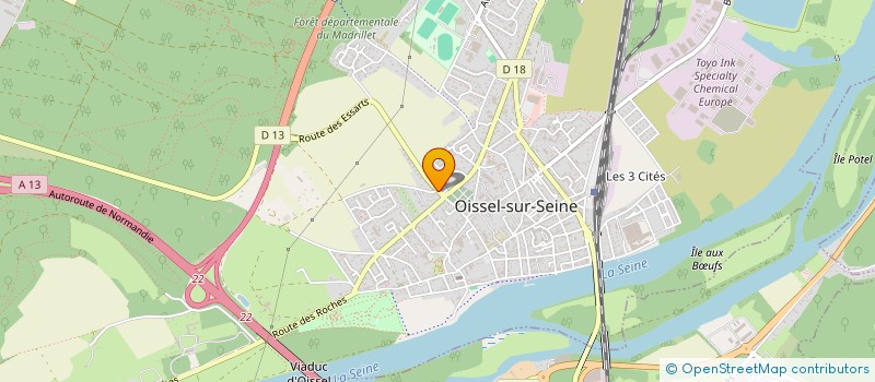 localisation de l'entreprise QUINVEST ONE  OISSEL