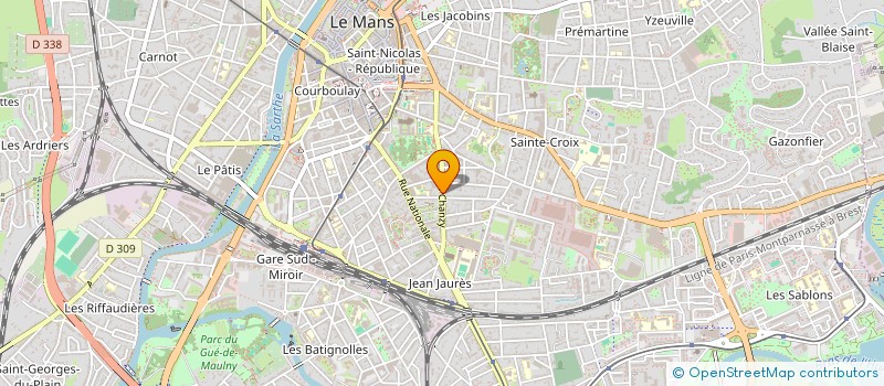 localisation de l'entreprise QUINZE 40 à LE MANS