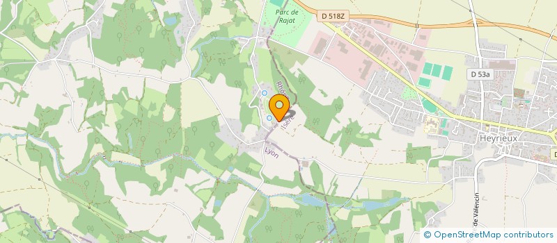 localisation de l'entreprise QUINZENET  SAINT-PIERRE-DE-CHANDIEU