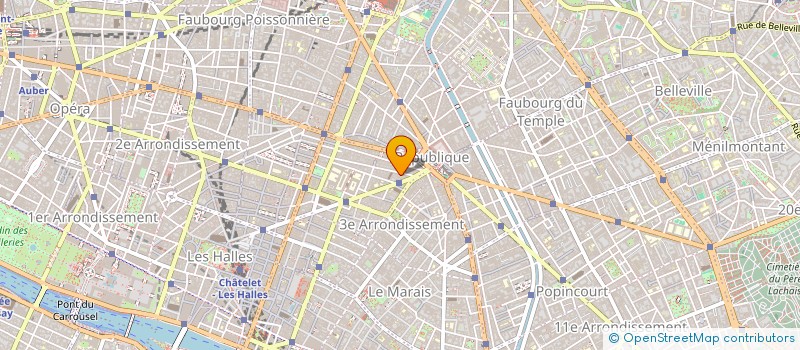 localisation de l'entreprise QUIP MARKETING  PARIS