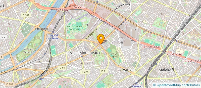 localisation de l'entreprise QUIQUEQUOI à ISSY-LES-MOULINEAUX
