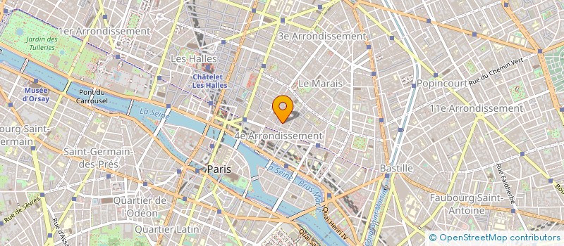 localisation de l'entreprise QUIRATAIRES P ET PA ERNOULT à PARIS