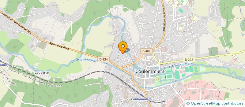 localisation de l'entreprise QUIRIACE à COULOMMIERS