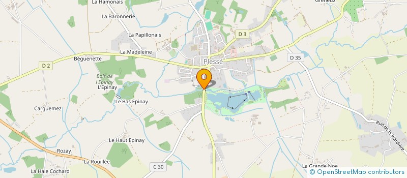 localisation de l'entreprise QUIRION SA à PLESSE