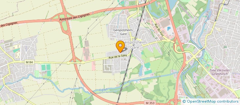 localisation de l'entreprise QUISP  GEISPOLSHEIM