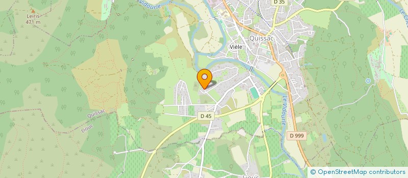 localisation de l'entreprise QUISS'AMBULANCE  QUISSAC