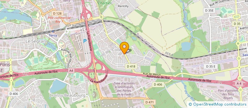 localisation de l'entreprise QUIT IMMOBILIER  COLLEGIEN