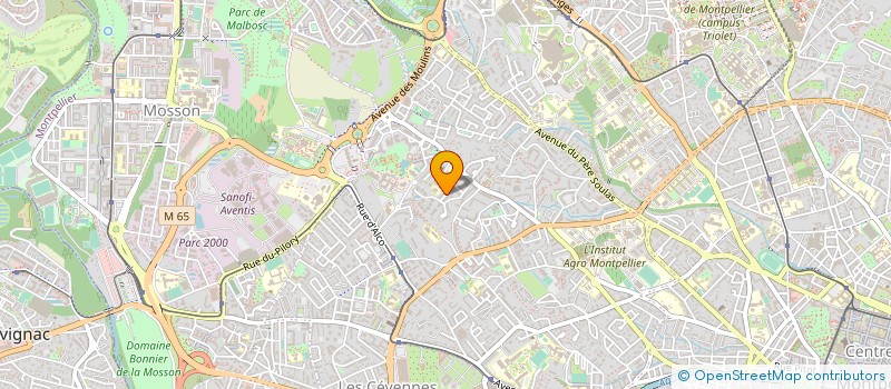localisation de l'entreprise QUITAF  MONTPELLIER
