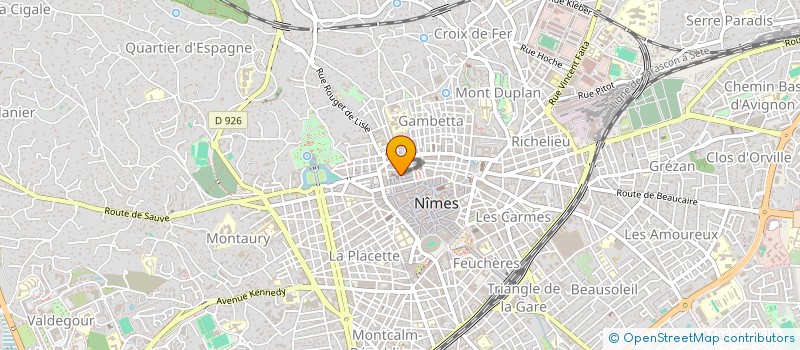 localisation de l'entreprise QUITO à NIMES
