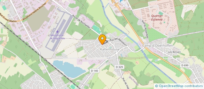 localisation de l'entreprise QUITO CLOWTHING COMPAGNY  KALTENHOUSE