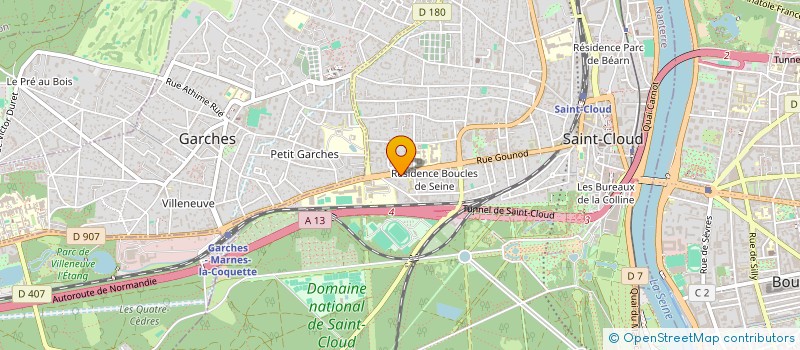 localisation de l'entreprise QUITSIE à SAINT-CLOUD