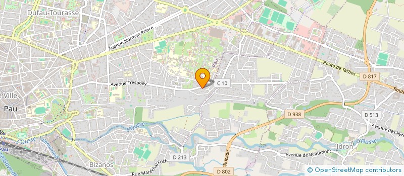 localisation de l'entreprise QUITTAM à PAU