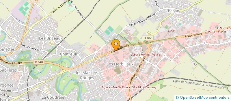 localisation de l'entreprise QUITTE DIDIER & MARYSE - VAUCELLE PATRICIA à NIORT