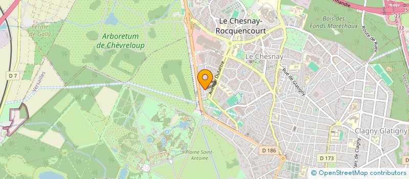 localisation de l'entreprise QUITUS à LE CHESNAY-ROCQUENCOURT