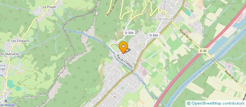 localisation de l'entreprise QUIZ ROOM CHAMBERY  LA TERRASSE