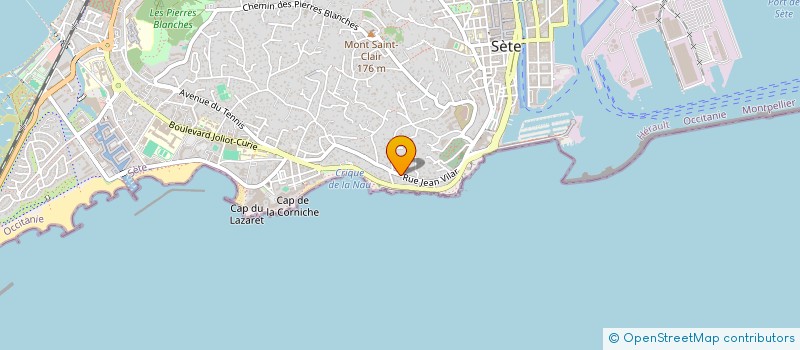 localisation de l'entreprise QUIZAS  SETE