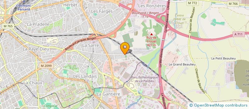 localisation de l'entreprise QUIZZBOX SOLUTIONS  CLERMONT-FERRAND