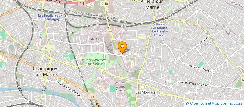 localisation de l'entreprise QUO VADIS à CHAMPIGNY-SUR-MARNE