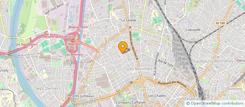 localisation de l'entreprise QUO VADIS à TOULOUSE