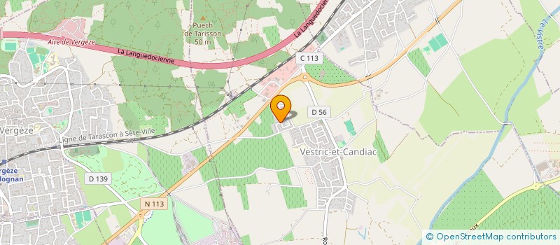 localisation de l'entreprise QUO VADIS  VESTRIC-ET-CANDIAC