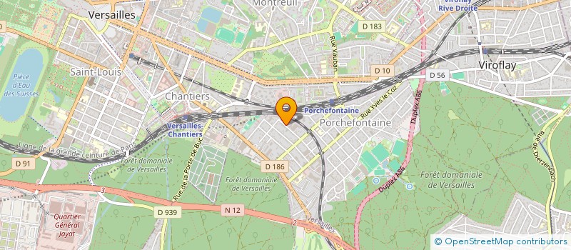 localisation de l'entreprise QUOD & ASSOCIES GESTION à VERSAILLES