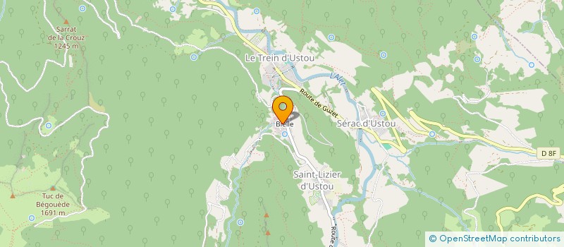 localisation de l'entreprise QUOI DE 9 à USTOU